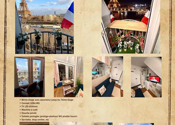 Face A La Tour Eiffel Apartment *